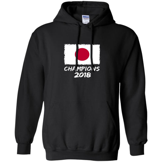 Football Lover T-shirt Japan Champions 2018 T-shirt Black
