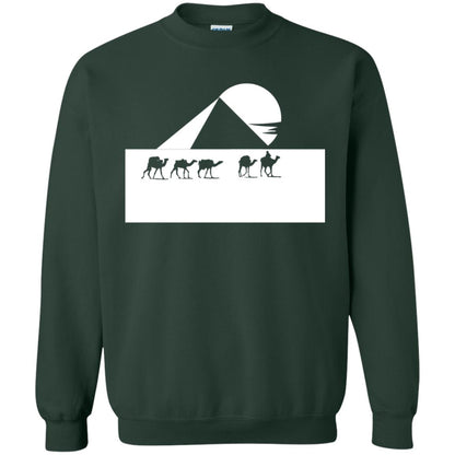 Egyptian Great Pyramid Of Giza T-shirt Forest Green