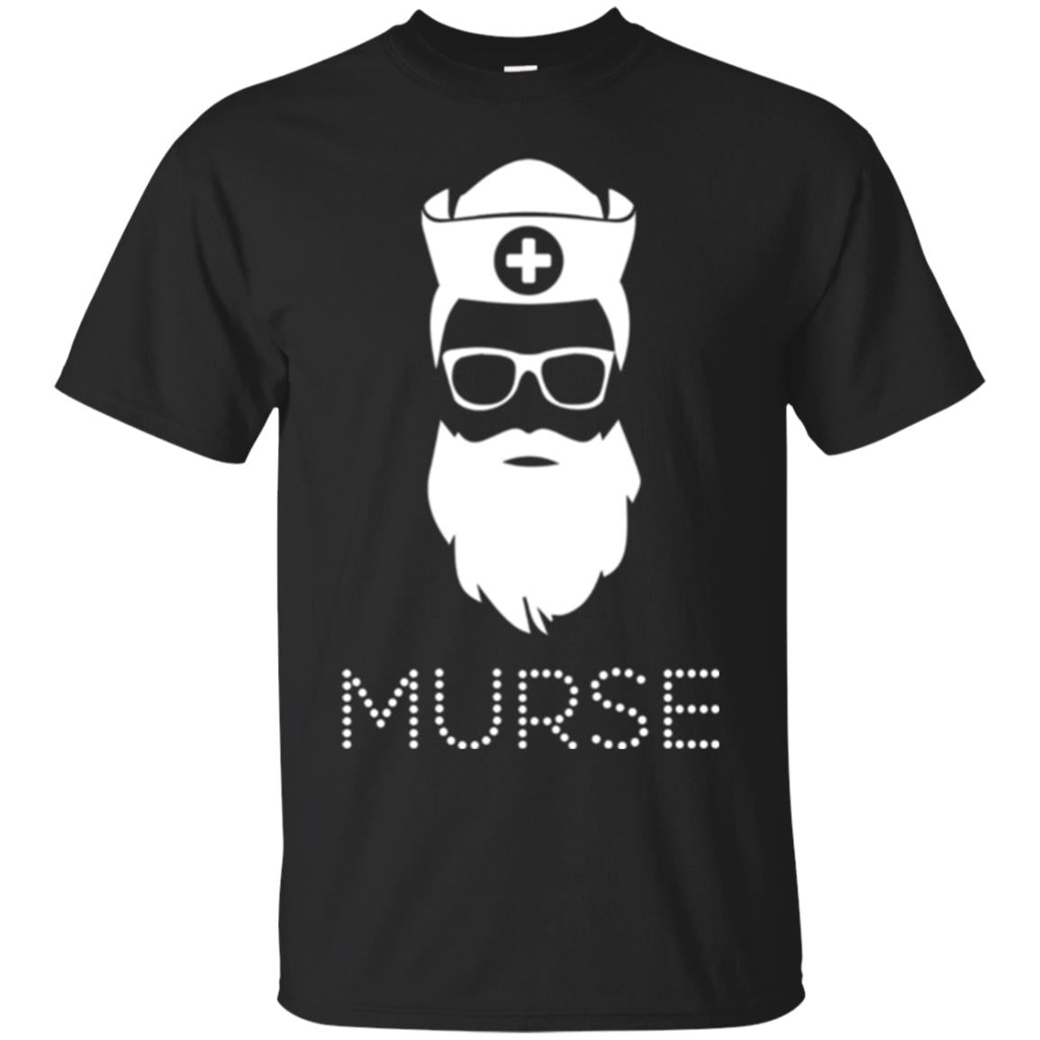 Gift For Nurse Awesome Cute Funny Murse Man T-shirt Black