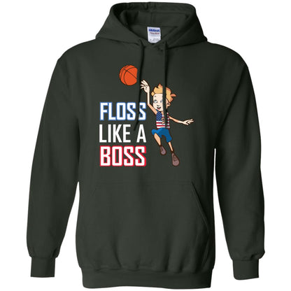 Floss Like A Boss Shirt For Basketball Players Forest Green