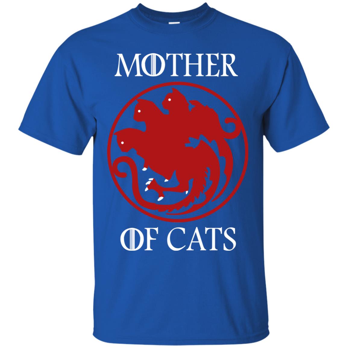 Mother Of Cats Cat Lover Shirt Royal