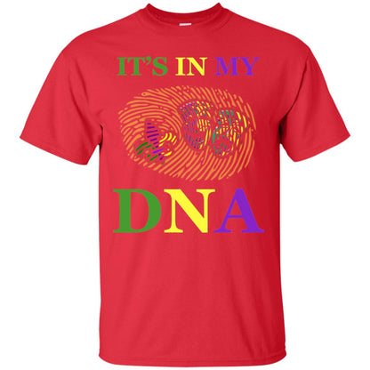 Mardi Gras T-shirt It's In My Dna Red