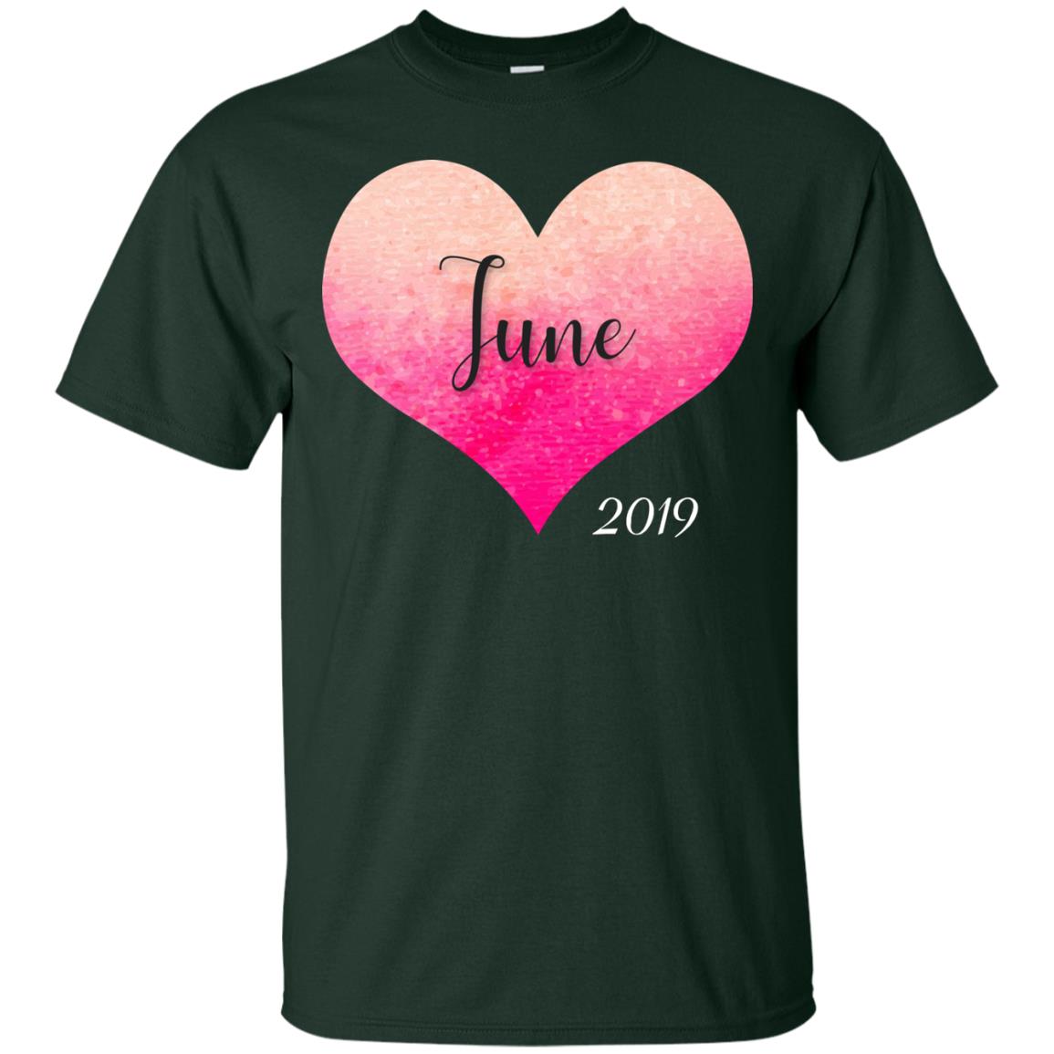 Pregnancy Reveal Announcement Party June 2019 Shirt Forest