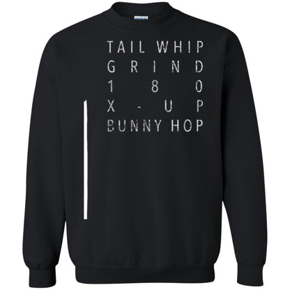 Scooter Tricks T-shirt Tail Whip Grind 180 X-up Bunny Hop Black