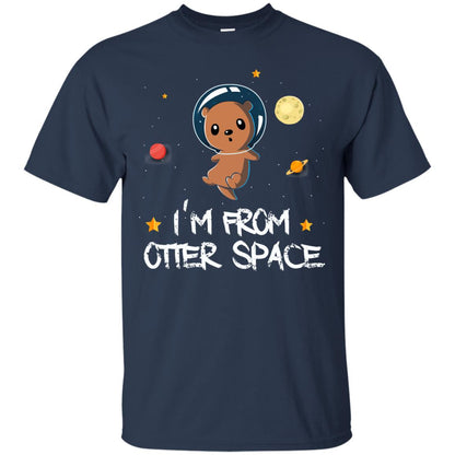I_m From Otter Space Lovely Otter T-shirt Navy