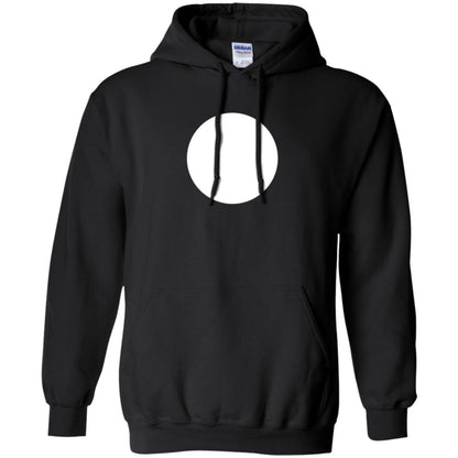 Big White Dot T-shirt Black