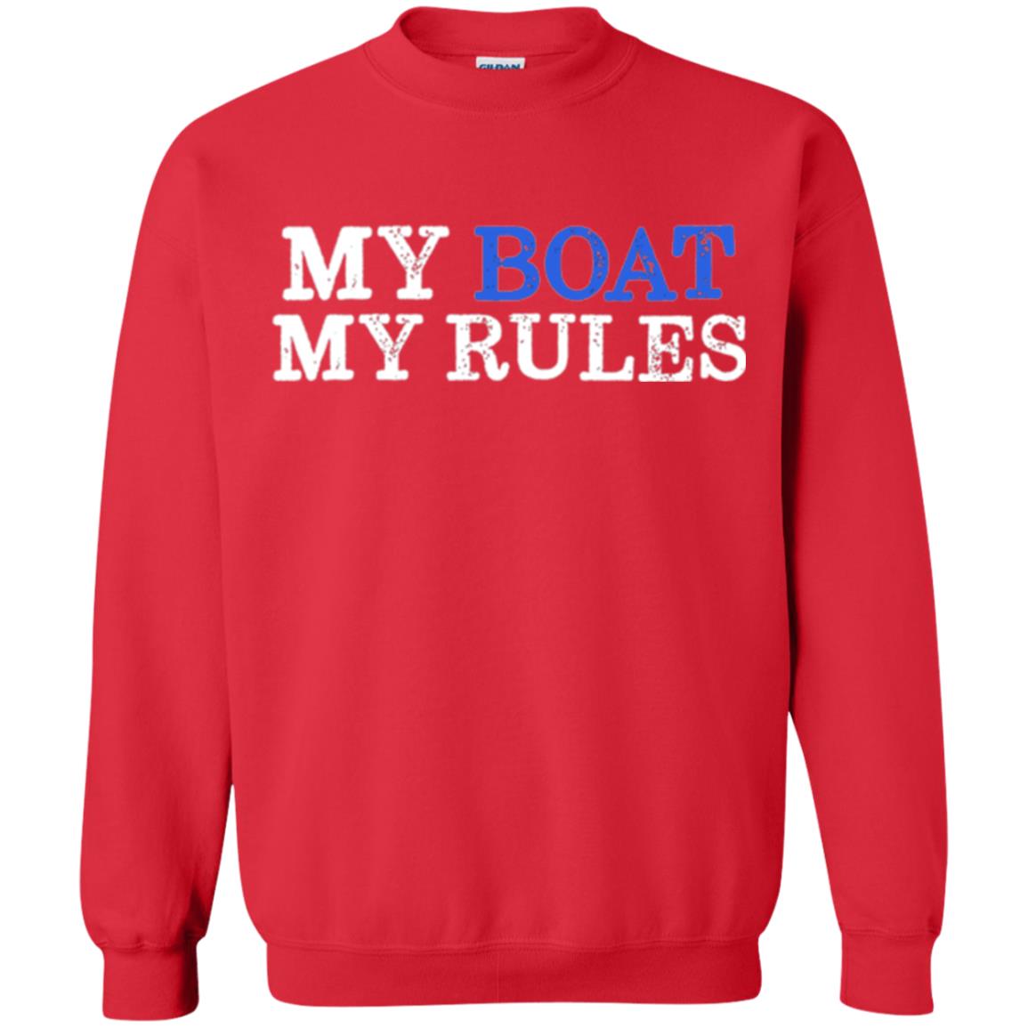 My Boat My Rules T-shirt Red