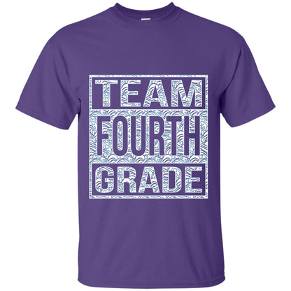 Team 4th Grade Shirt Purple