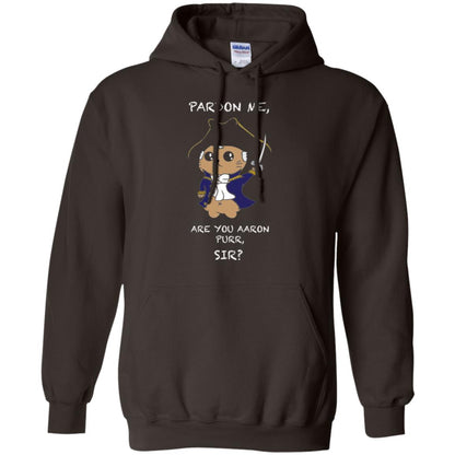Hamilton Cat T-shirt Pardon Me Are You Aaron Purr, Sir Dark Chocolate