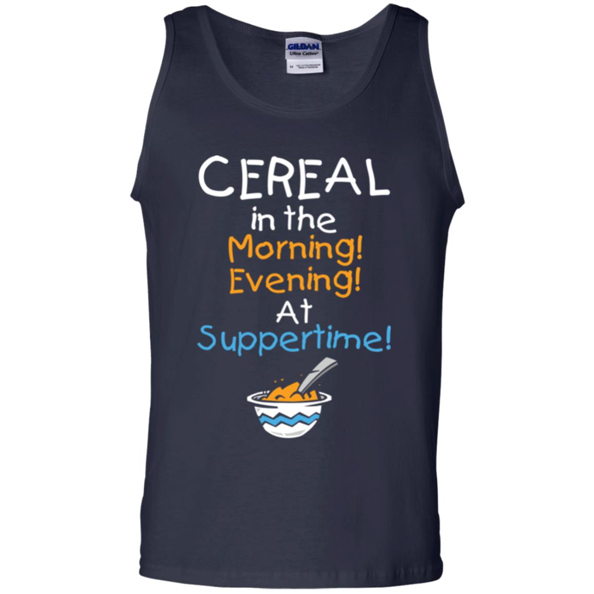 Cereal In The Morning Evening At Suppertime T-shirt Navy
