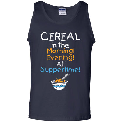 Cereal In The Morning Evening At Suppertime T-shirt Navy