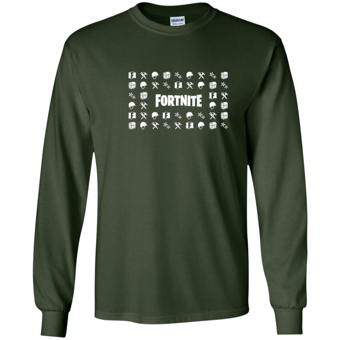Fortnite Tapestry Shirt Forest Green