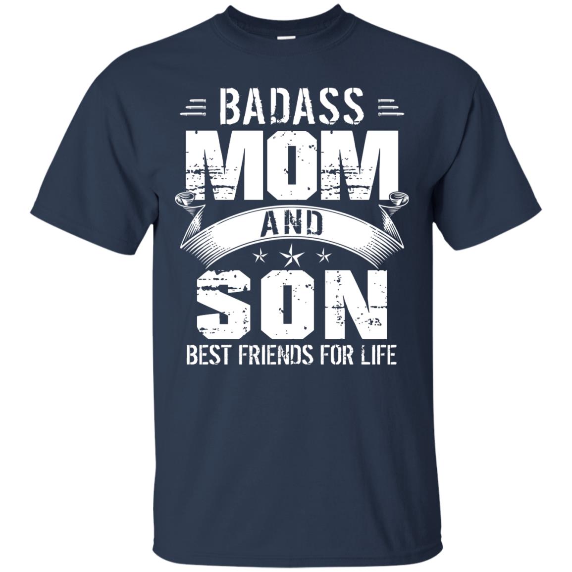 Mom And Son Best Friends For Life Family Shirt Navy