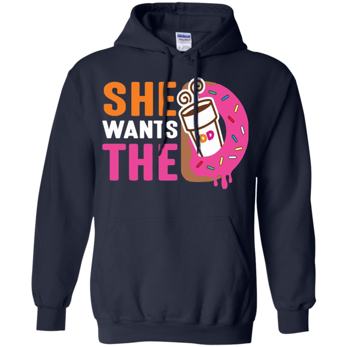 She Wants The D Dunking T-shirt Navy