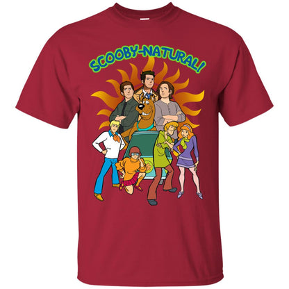 Scooby Natural Mystery Team Cartoon Shirt Cardinal