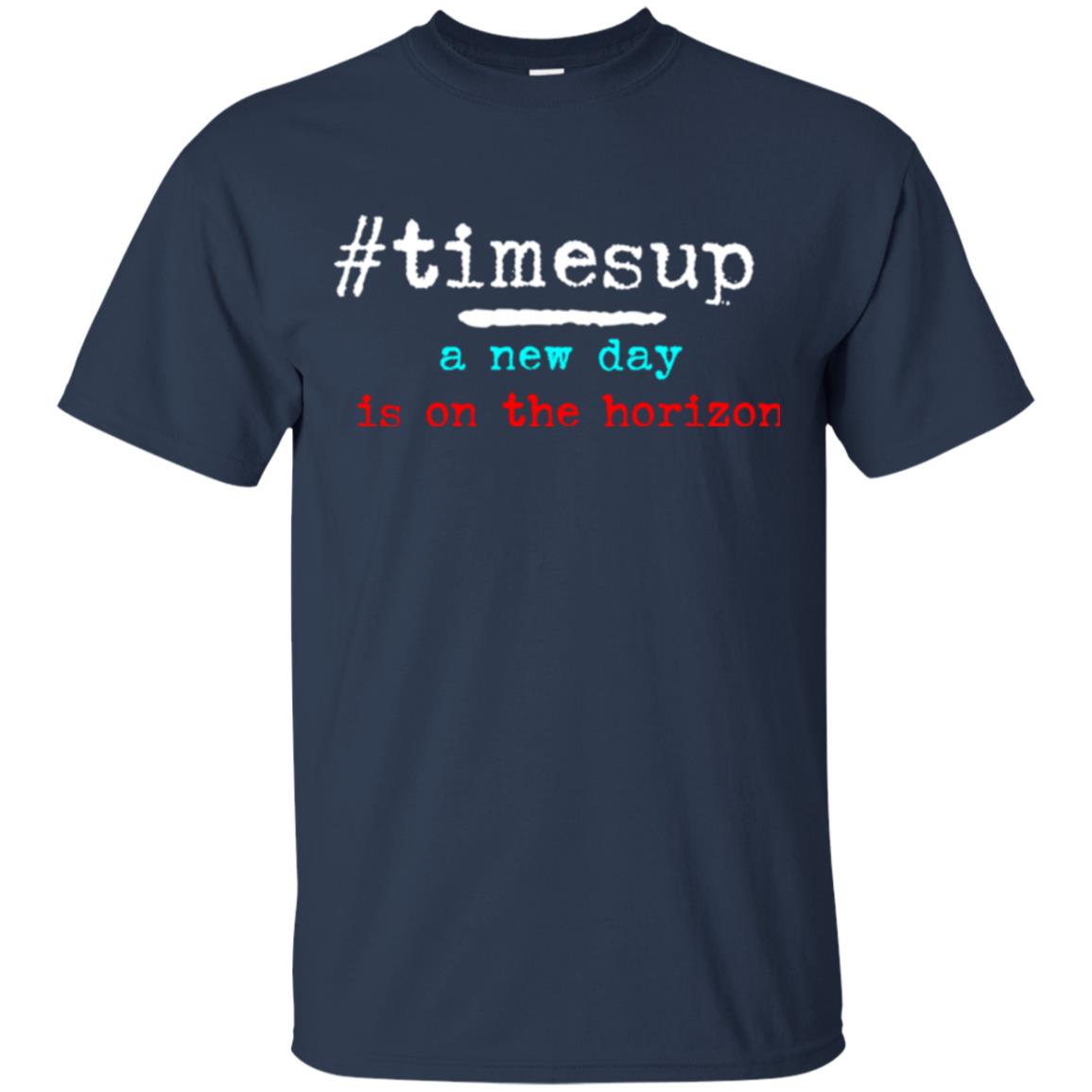 Women_s Right T-shirt #timesup A New Day Is On The Horizon Navy