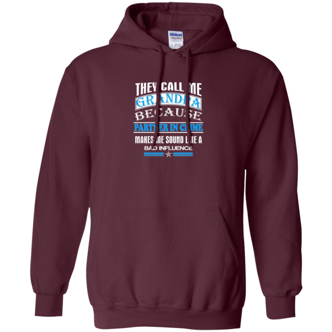 Family T-shirt They Call Me Grandpa Maroon
