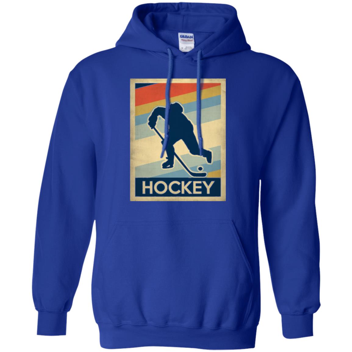 Vintage Hockey T-shirt Royal