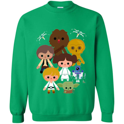 Film T-shirt Cute Kawaii Style Heroes Graphic Irish Green
