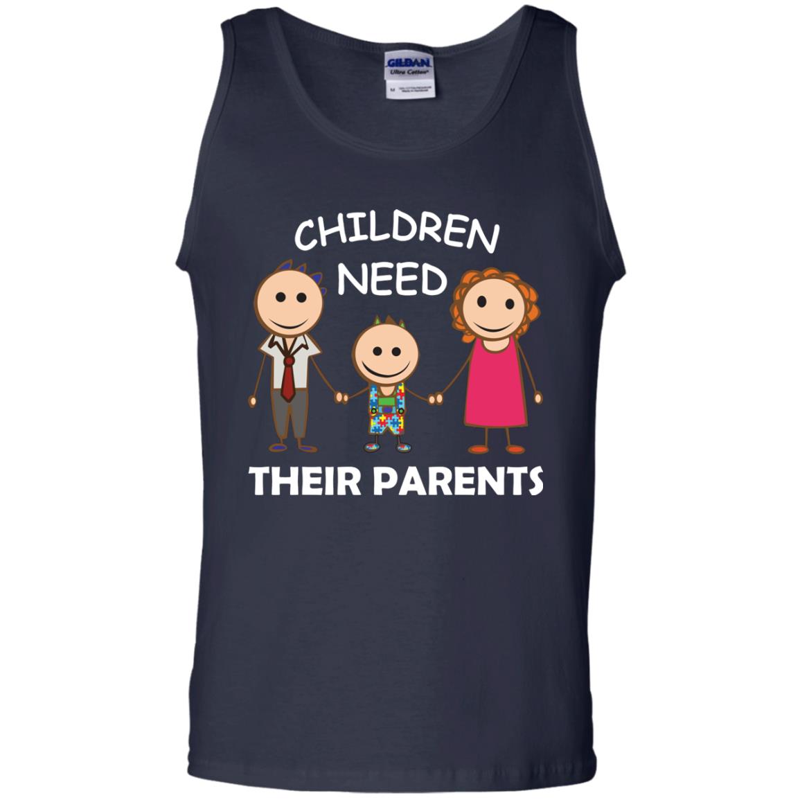 Children Need Their Parents End Separation Family Shirt Navy