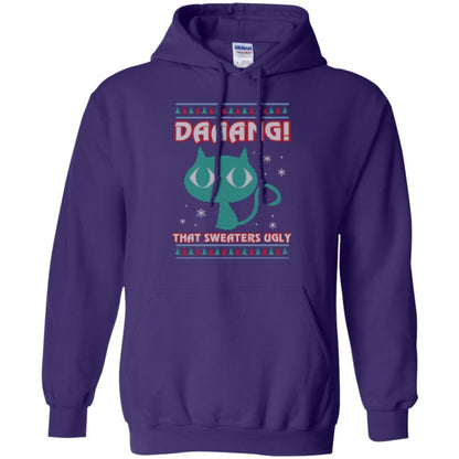 Cat Lovers T-shirt Daaang! That Sweaters Ugly Purple