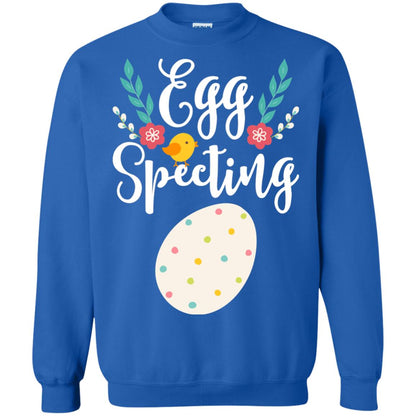 Egg Specting Announcement Pregnant Easter T-shirt Royal
