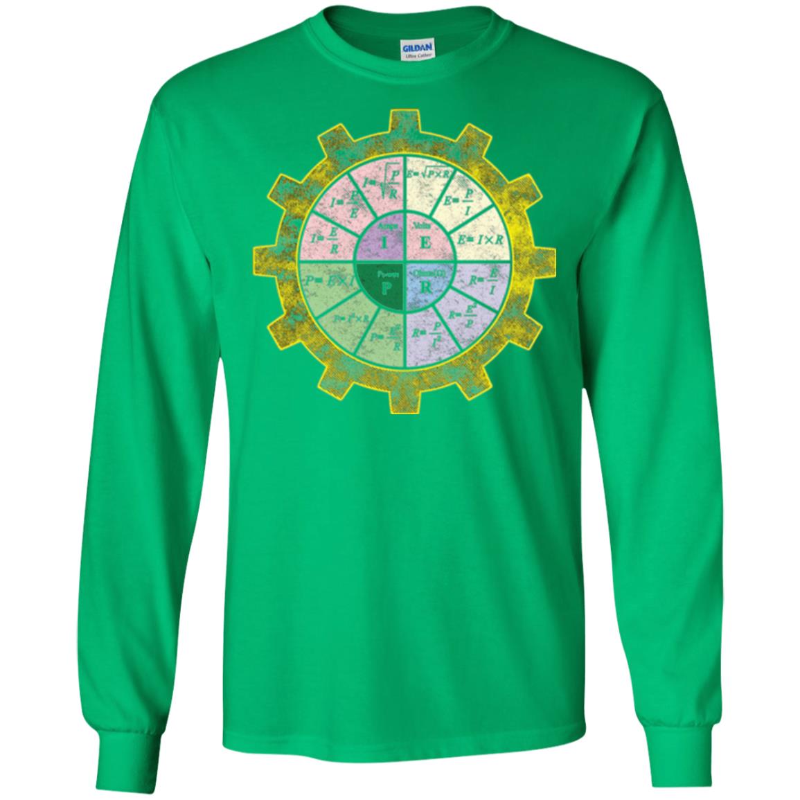 Ohms Law Shirt-ohms Law Diagram Electrical Engineer T-shirt Irish Green