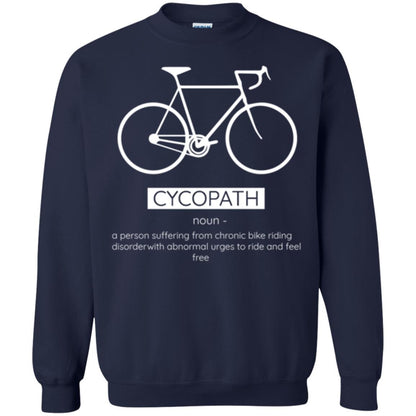 Biker T-shirt Cycopath Definition T-shirt Navy