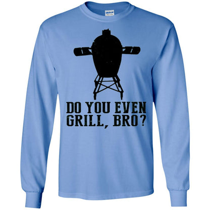 Bbq Grilling T-shirt Do You Even Grill Bro Carolina Blue