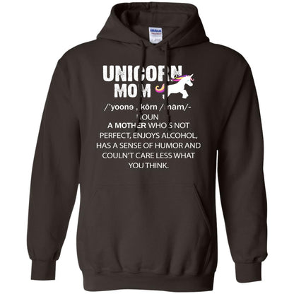 Unicorn Mom Shirt Dark Chocolate