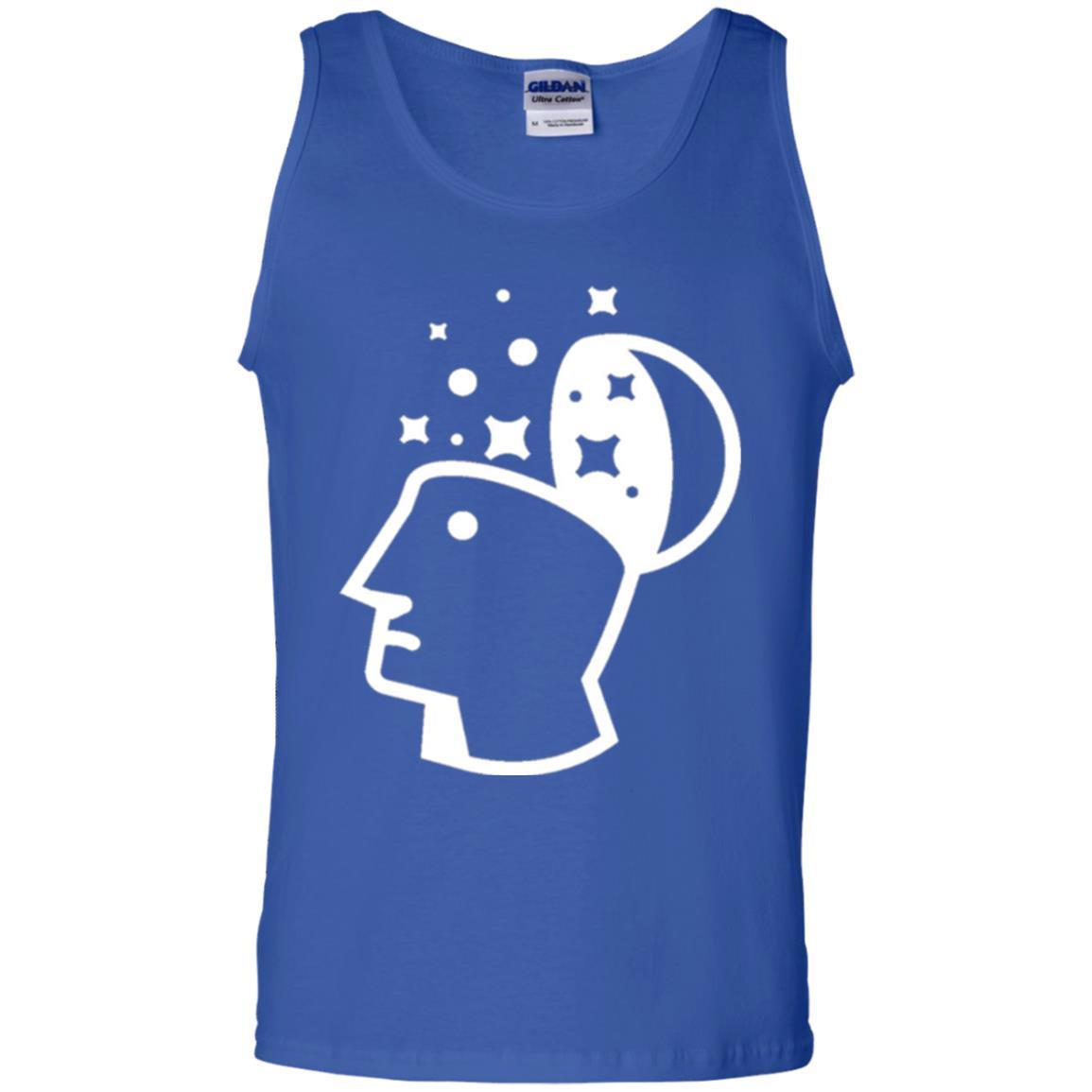 Look Into His Head Creative Thinking T-shirt Royal