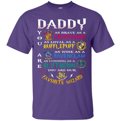 Daddy Our Favorite Wizard Harry Potter Fan T-shirt Purple