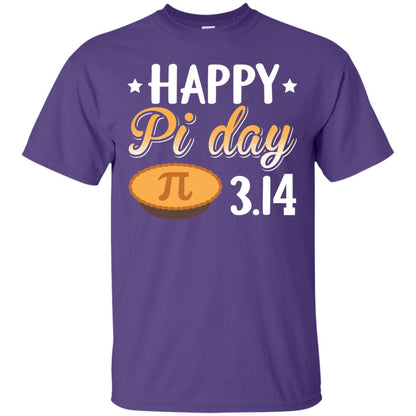 Happy Pi Day 3.14 Funny Math Lover T-shirt Purple