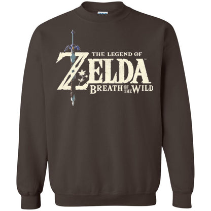 Game T-shirt Nintendo Zelda Breath Of The Wild Dark Chocolate
