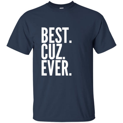 Family T-shirt Best Cuz Ever Navy