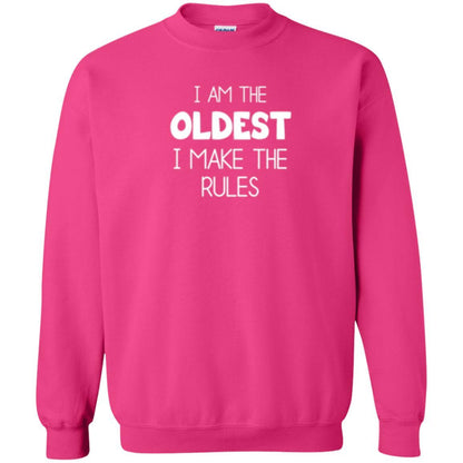Family T-shirt I'm The Oldest I Make The Rules Heliconia