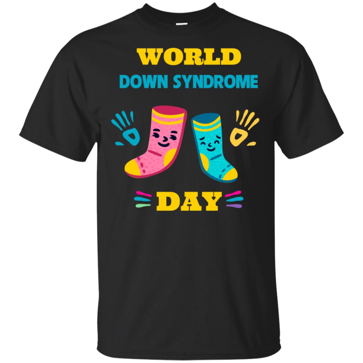 World Down Syndrome Day Hands And Stocks Shirt Black