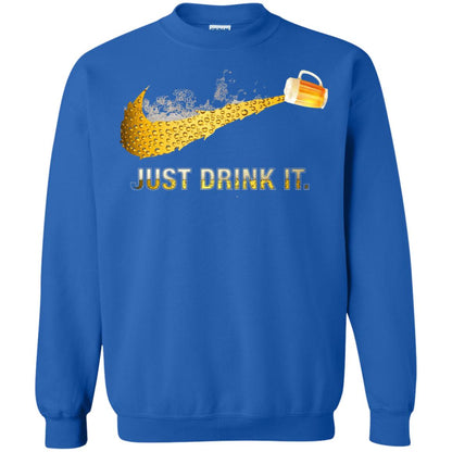 Beer Just Drink It Beer Lover T-shirt Royal
