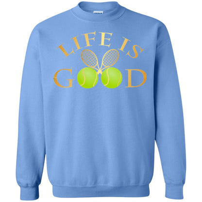 Tennis Lovers T-shirt Life Is Good Carolina Blue