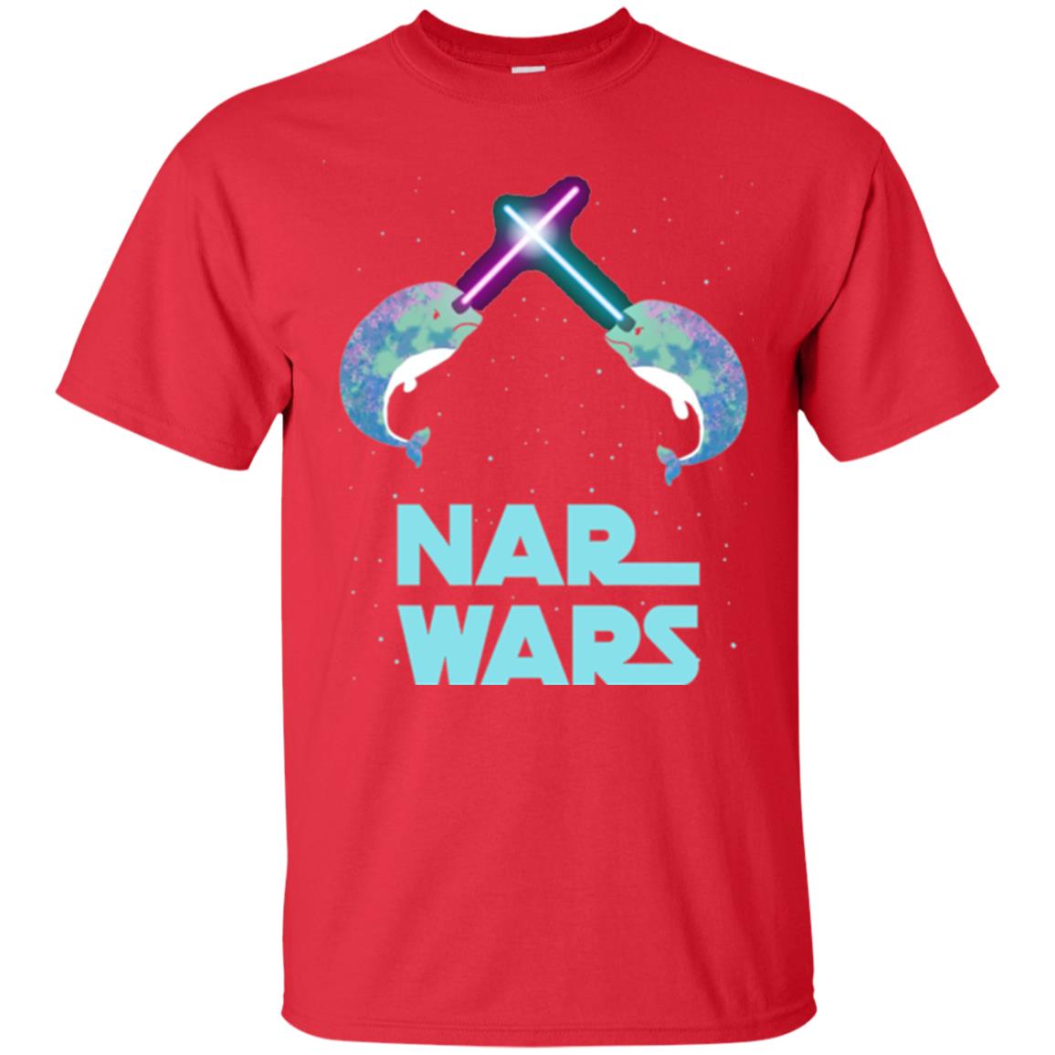 Narwhals T-shirt Nar Wars Red