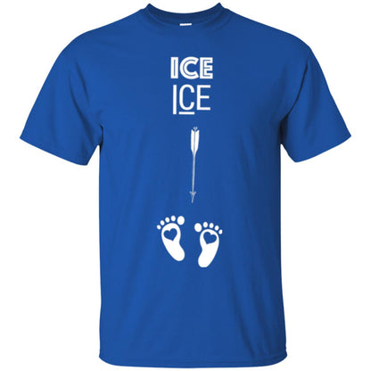 Ice Ice Surprise Baby Pregnancy Announcement T-shirt Royal