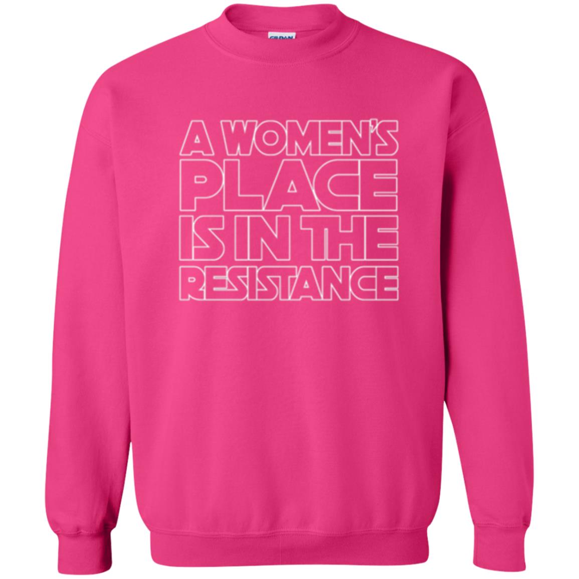 Women_s Resistance T-shirt A Women_s Place Is In The Resistance Heliconia