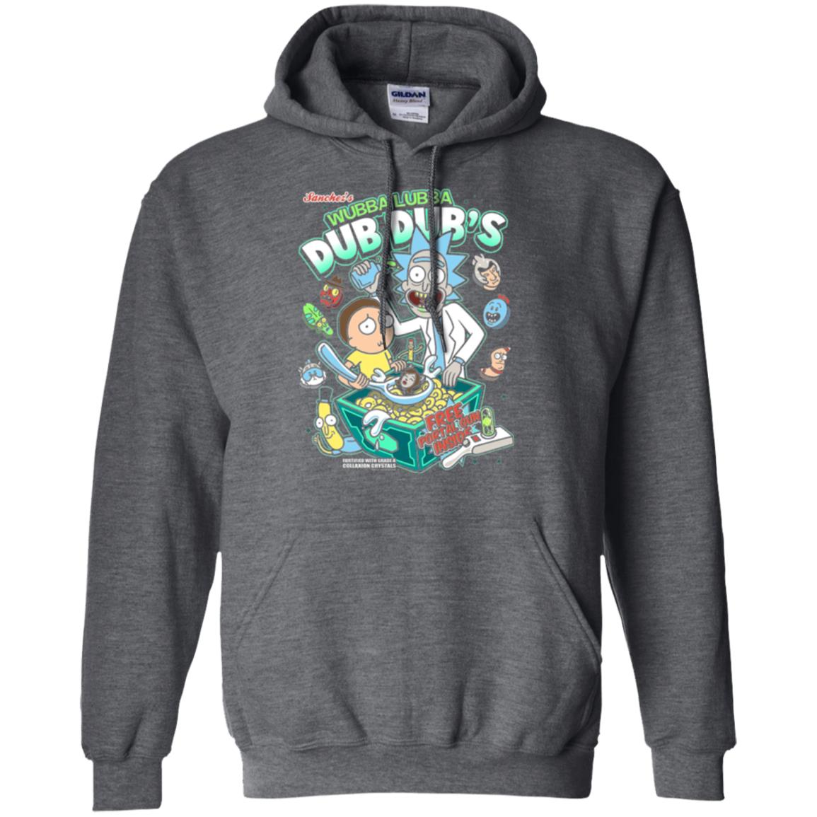 Movie T-shirt Wubba Luba Dub Dub_s Cereal Dark Heather