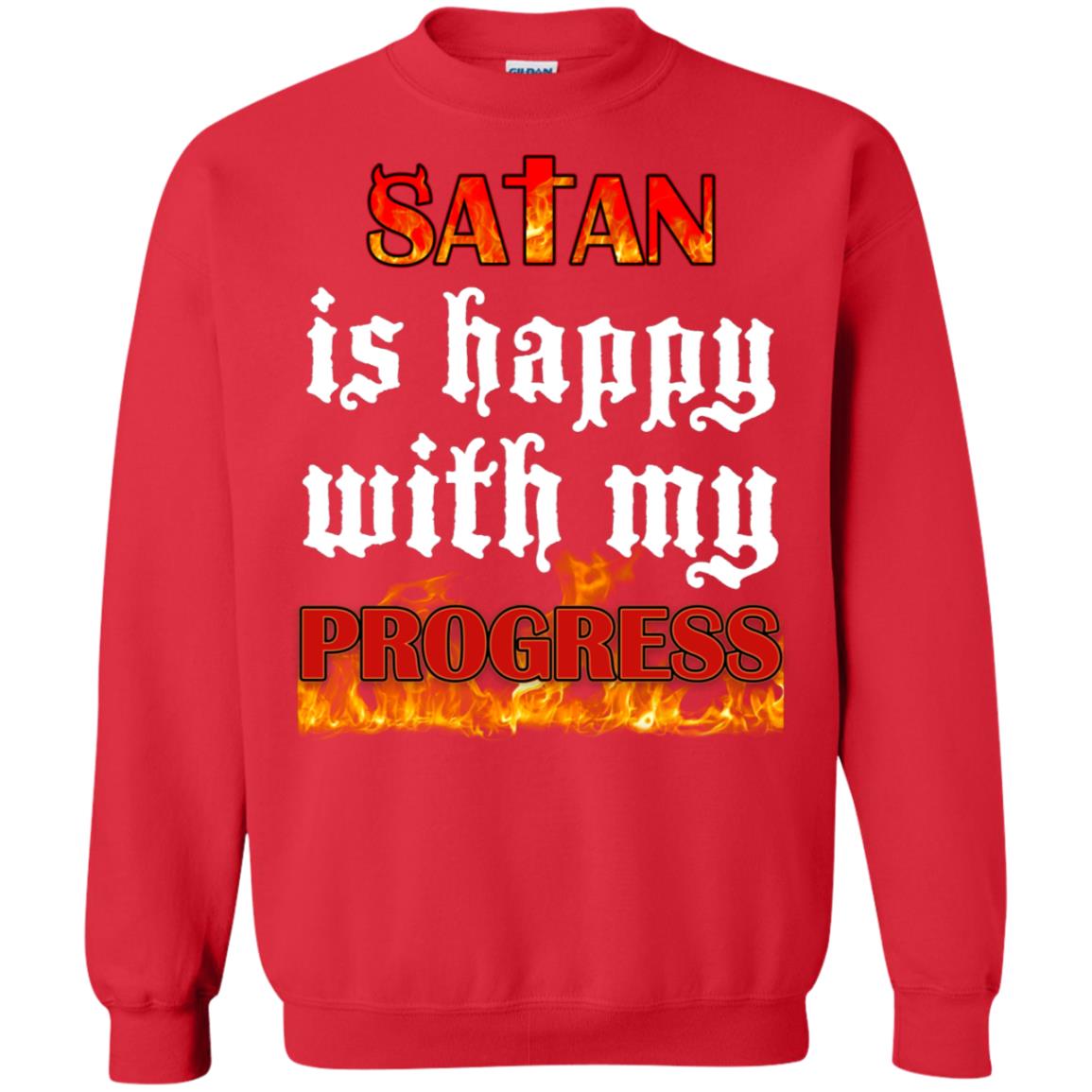 Santa Is Happy With My Progress Shirt Red