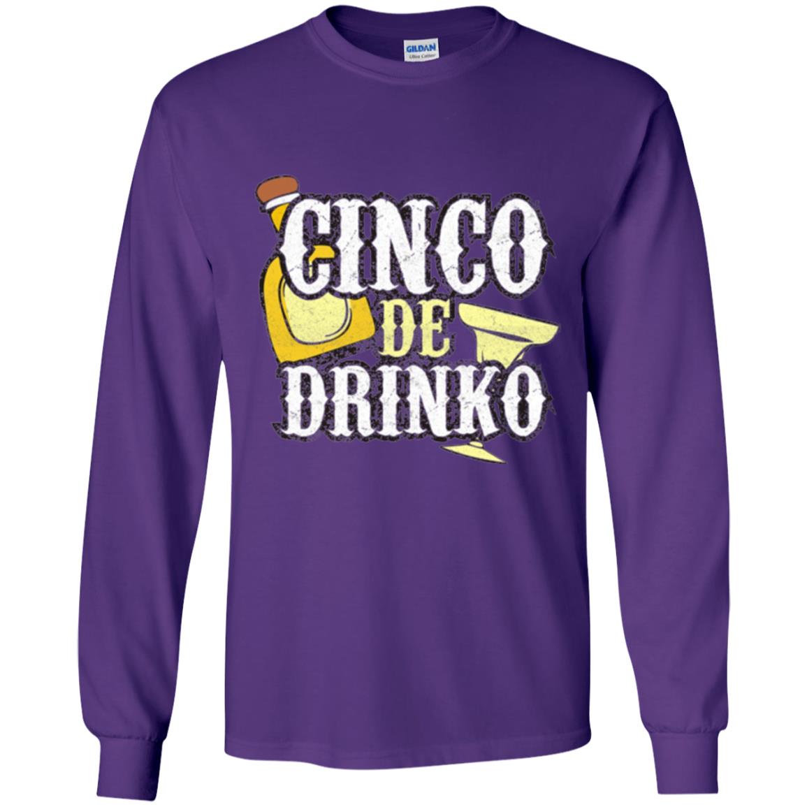 Funny Cinco De Mayo Drinko Celebration T-shirt Purple