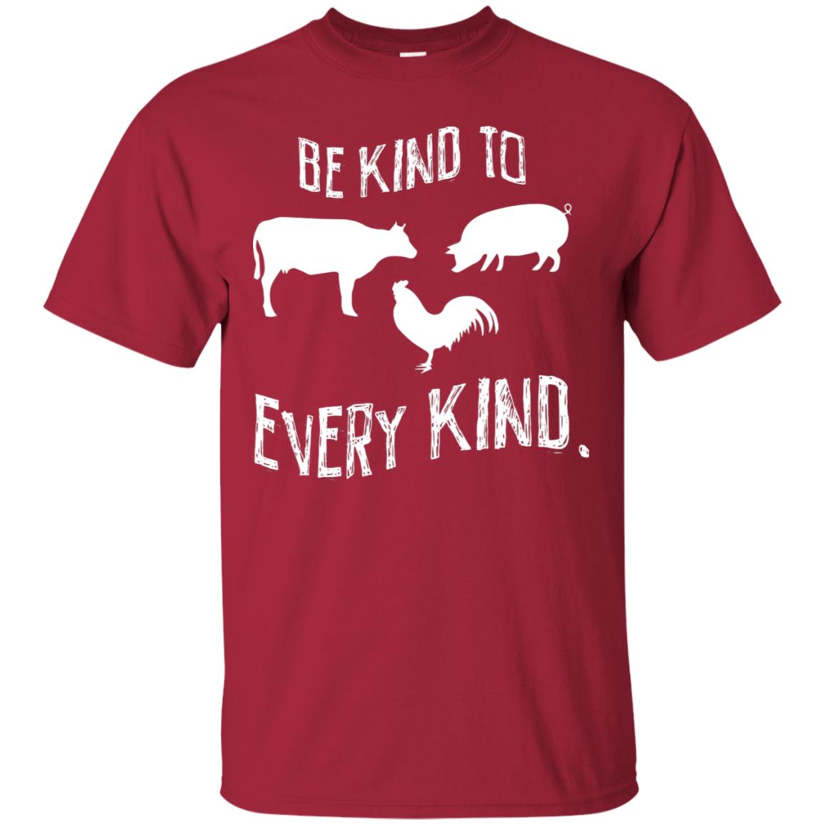 Be Kind To Every Kind Kindness Vegetarian Animal Lovers Gift Shirt Cardinal