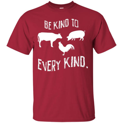 Be Kind To Every Kind Kindness Vegetarian Animal Lovers Gift Shirt Cardinal