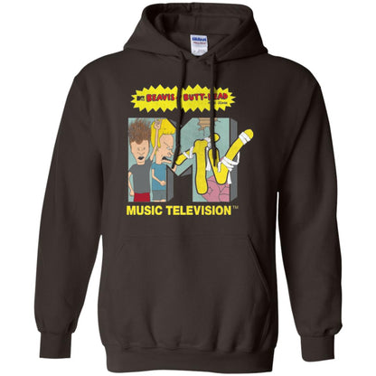 Mtv Logo T-shirt Beavis And Butt Head Dark Chocolate