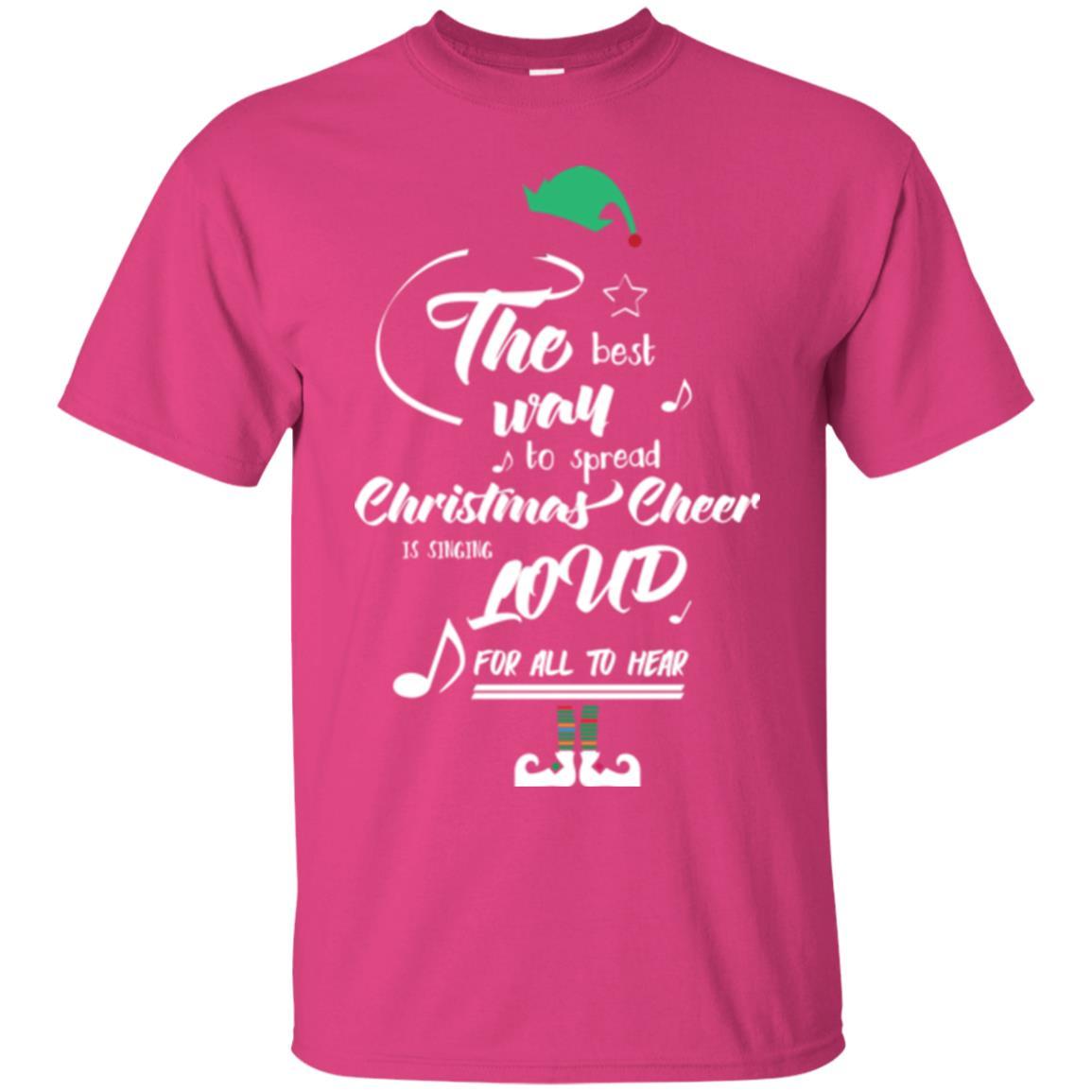 Christmas T-shirt The Best Way To Spread Heliconia