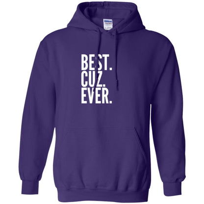 Family T-shirt Best Cuz Ever Purple